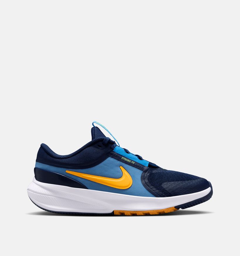Nike Star Runner Baskets basses en Bleu pour filles, gar&ccedil;ons (367281) - pour semelles orthop&eacute;diques