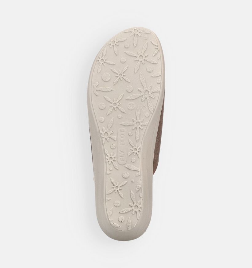 Fly Flot Taupe Slippers voor dames (373521)