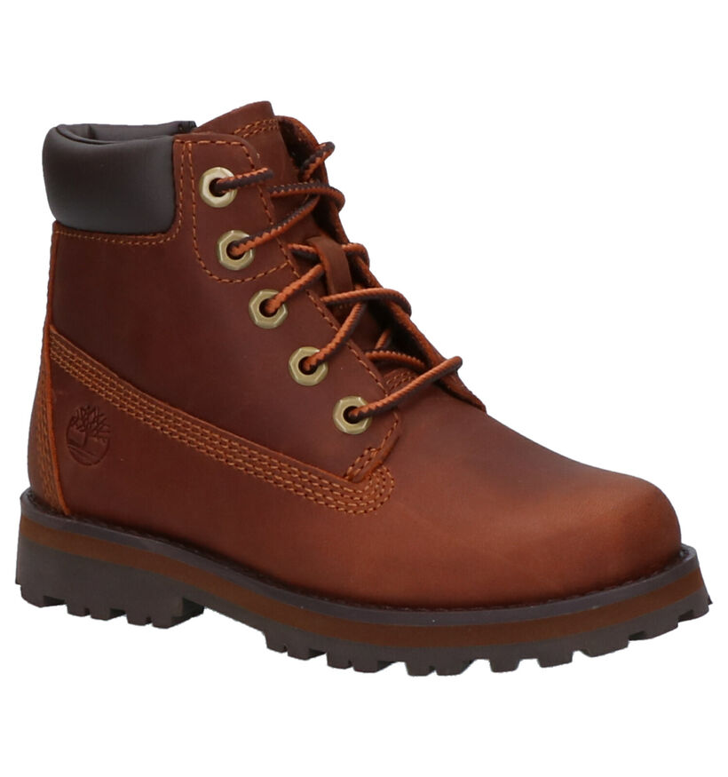 Timberland Courma Kid 6 Inch Bottines en Brun pour garçons (313040) - pour semelles orthopédiques