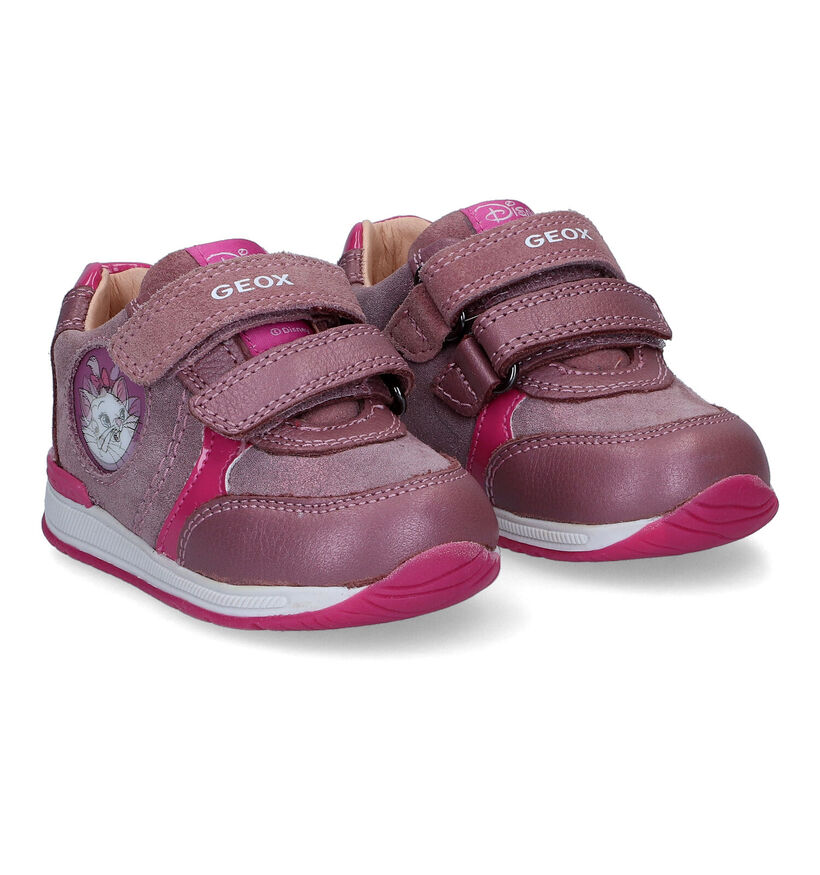 Geox Rishon Chausures pour bébé en Rose Disney Marie en cuir (317604)