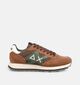 Sun68 Jaki Bicolor 2.0 Chaussures plates en Marron pour hommes (379404) - pour semelles orthop&eacute;diques