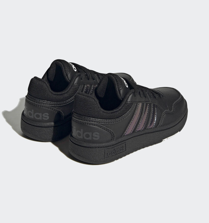 adidas Hoops 3.0 Zwarte Sneakers adidas Hoops 3.0 Zwarte Sneakers voor jongens, meisjes (366022) - geschikt voor steunzolen