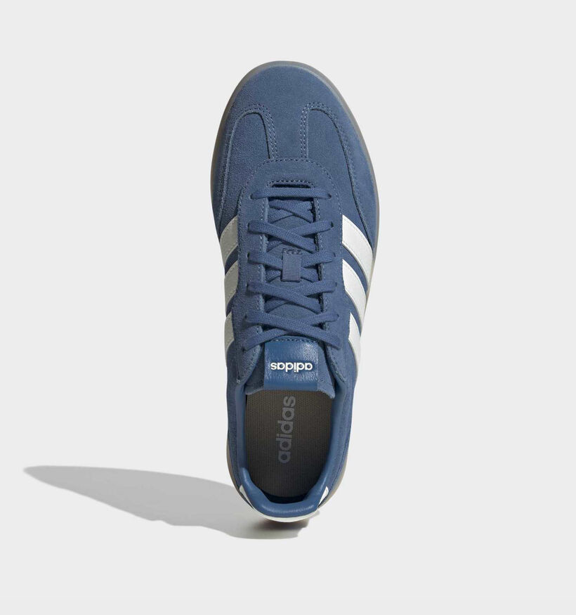 adidas Barreda Decode lux Baskets basses en Bleu pour hommes (372951) - pour semelles orthop&eacute;diques