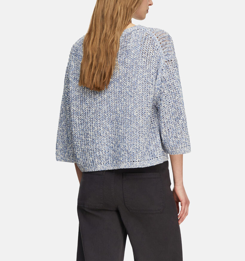 comma Moulin&eacute; Knit Pull en Bleu pour femmes (373153)