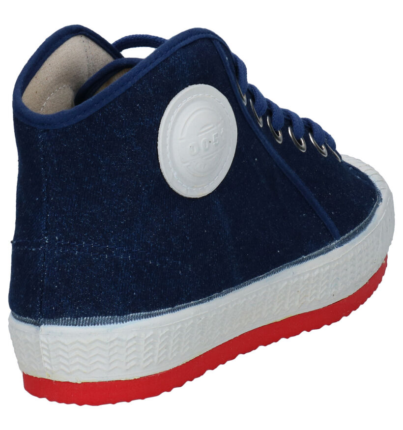 0051 Jeans Zwarte Sneakers in stof (294650)