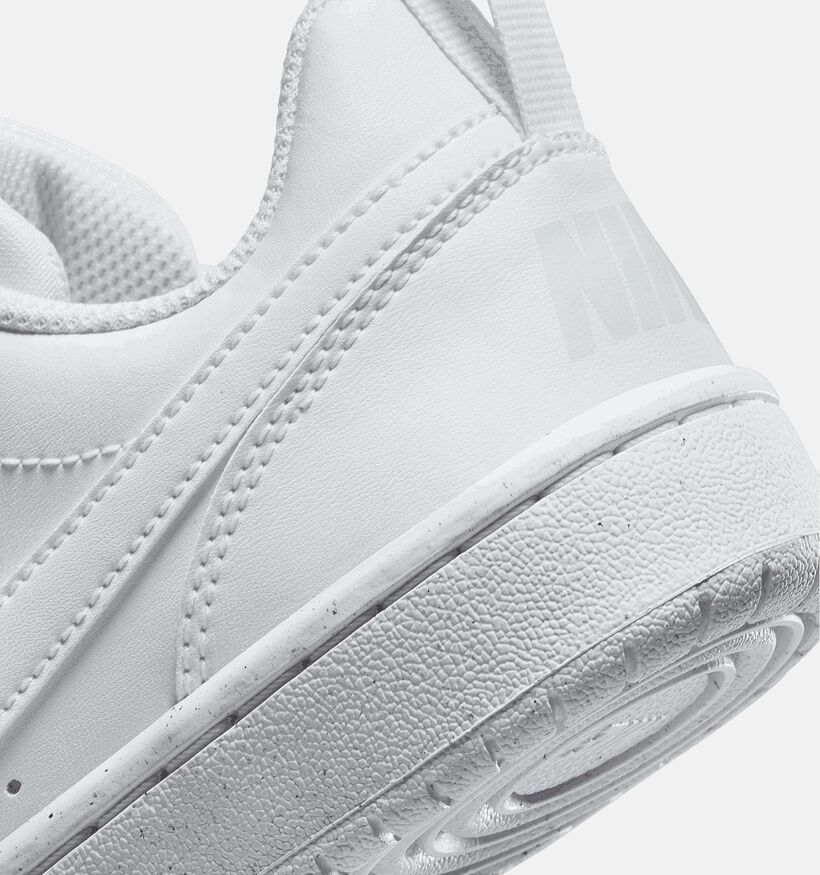 Nike Court Borough LOW 2 GS Witte Sneakers voor meisjes, jongens (350497)