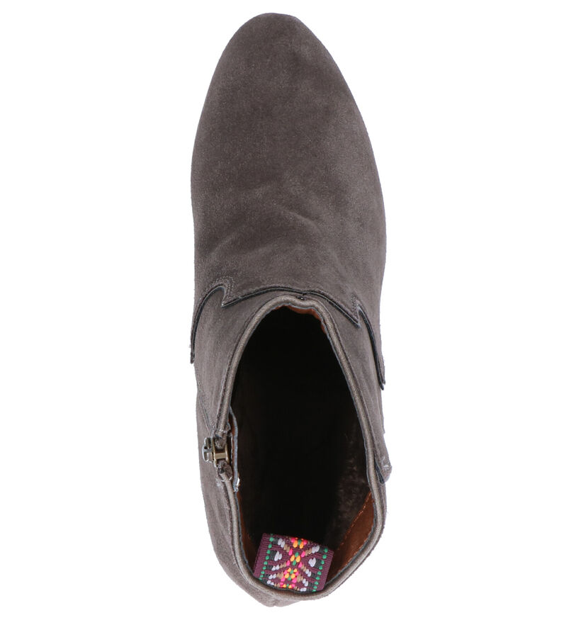 Tamaris TOUCH it Bottes Western en Gris en daim (257141)