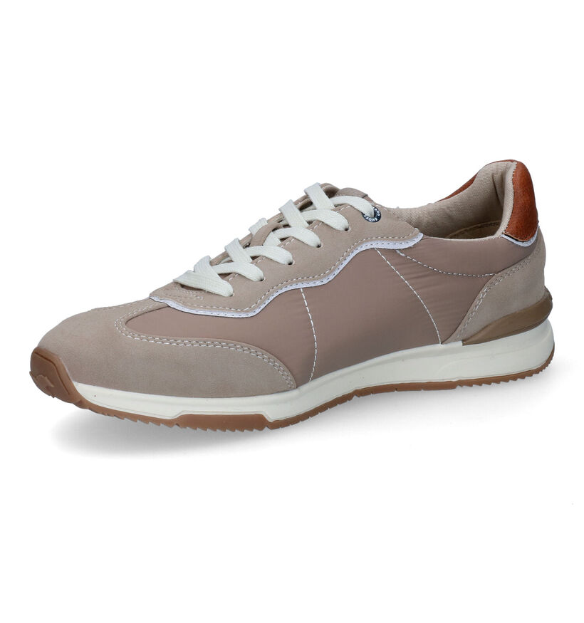 Mustang Chaussures plates en Taupe pour hommes (307854)