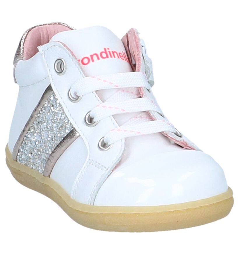 Rondinella Chaussures pour bébé  en Blanc en cuir verni (248348)