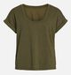 Vila Luxi U-Neck T-shirt Groen voor dames (361358)