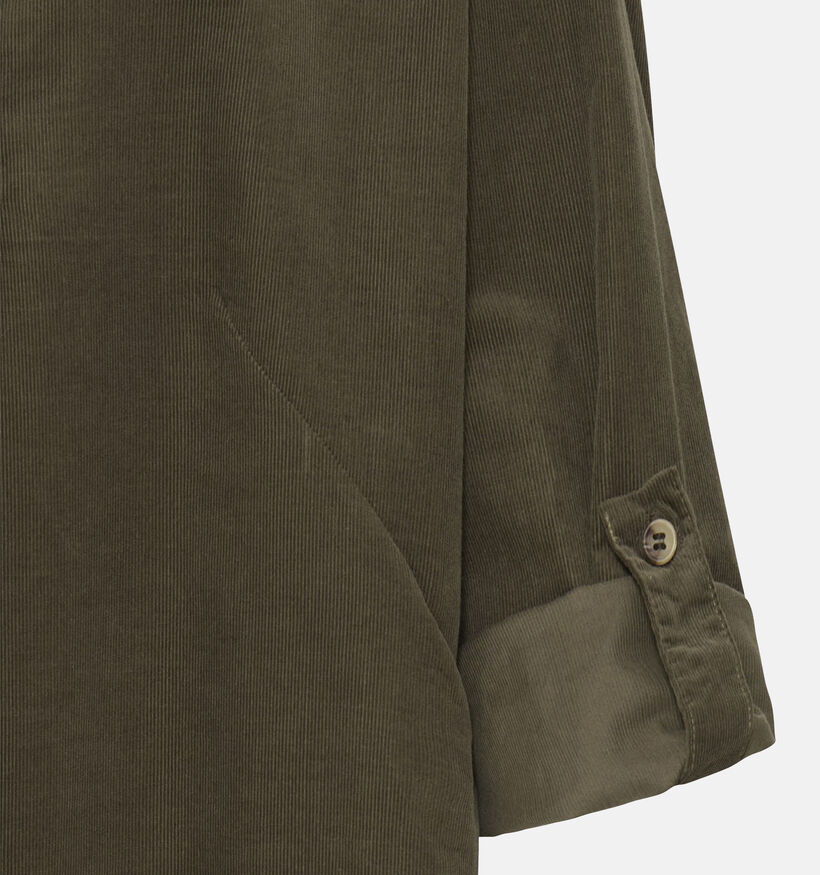 Fransa Cory Kakigroene Midi-Jurk voor dames (379929)