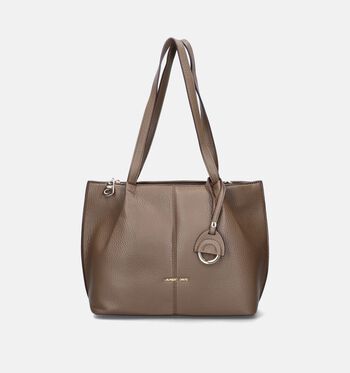 Laurent David Schoudertassen Zwart/Goud/Cognac/Groen