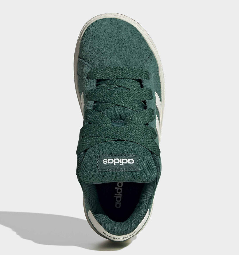 adidas Grand Court 00s Baskets basses en Vert pour filles, gar&ccedil;ons (375372)