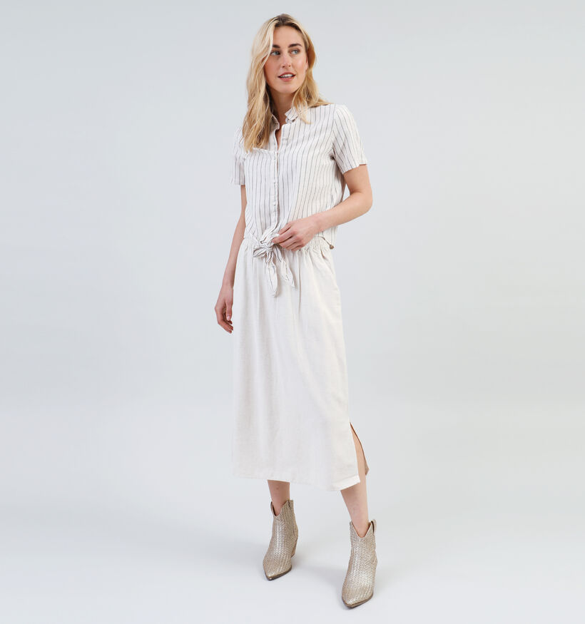 Vila Prisilla Beige Lange rok voor dames (342112)