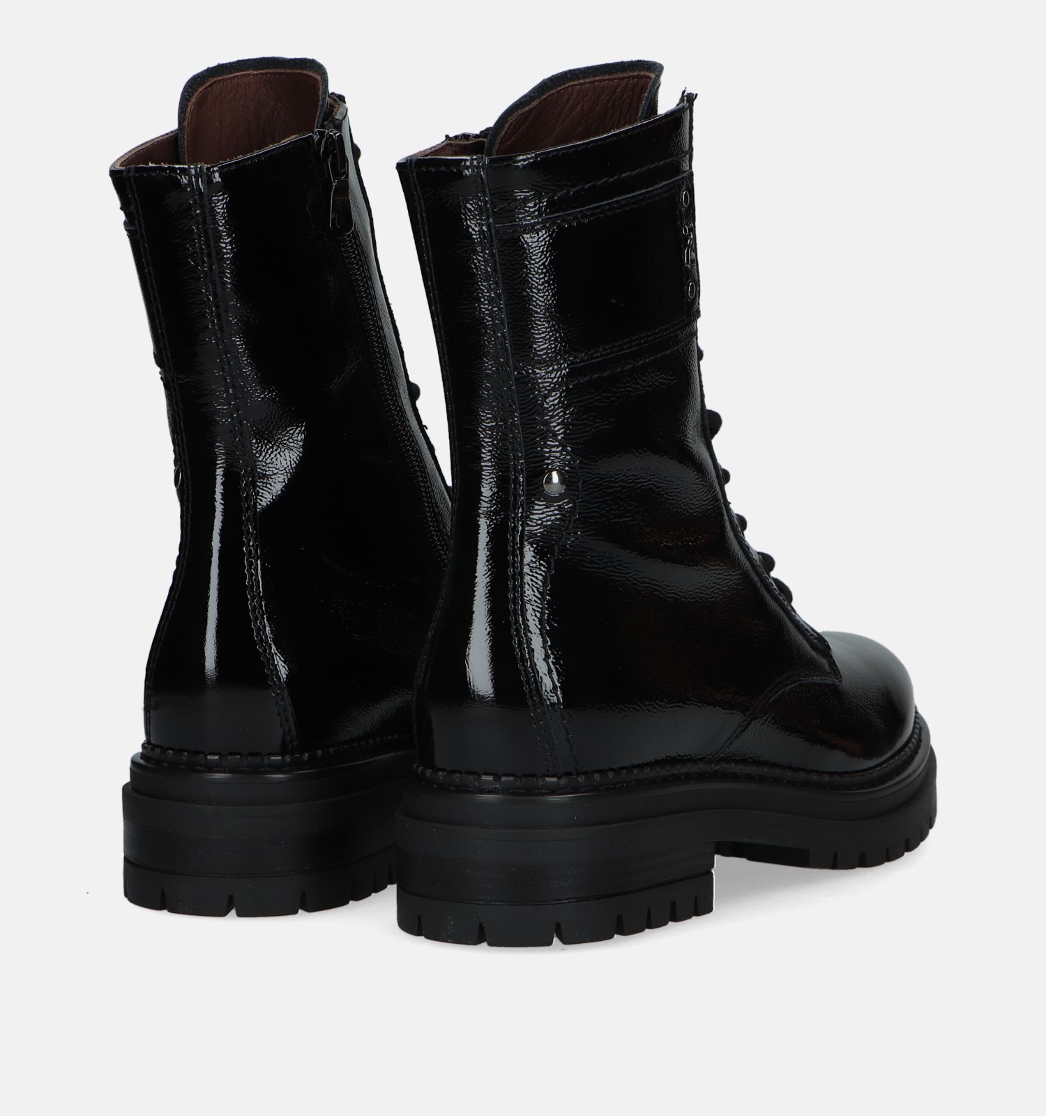 NeroGiardini Zwarte Veterboots Dames Boots Online op TORFS.BE