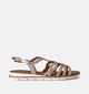 Tamaris Gouden Gevlochten Sandalen voor dames (354865)