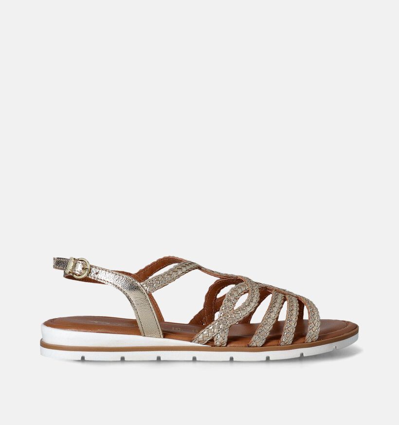 Tamaris Gouden Gevlochten Sandalen voor dames (354865)