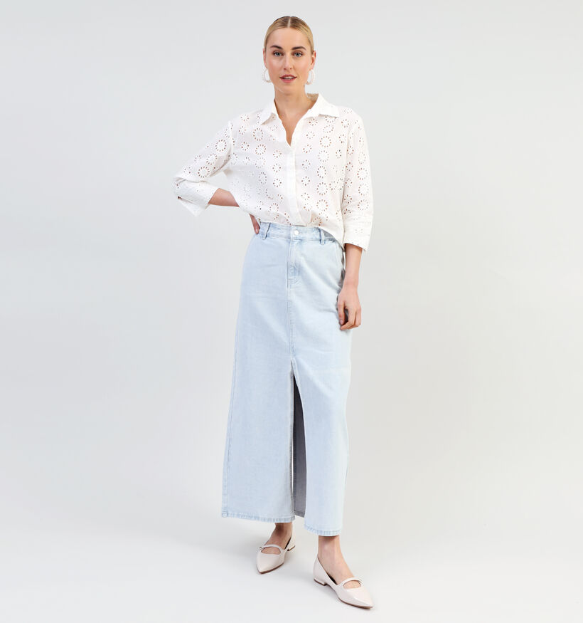 Vila Kira Jupe en jeans en Bleu pour femmes (337663)