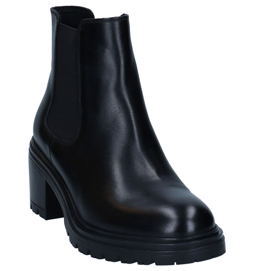 Geox Damiana Zwarte Laarzen in leer (294026)