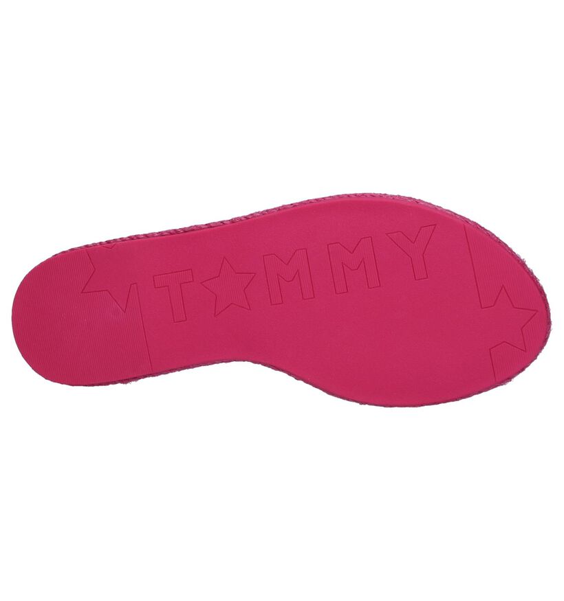 Fuchsia Slippers Tommy Hilfiger in leer (212675)