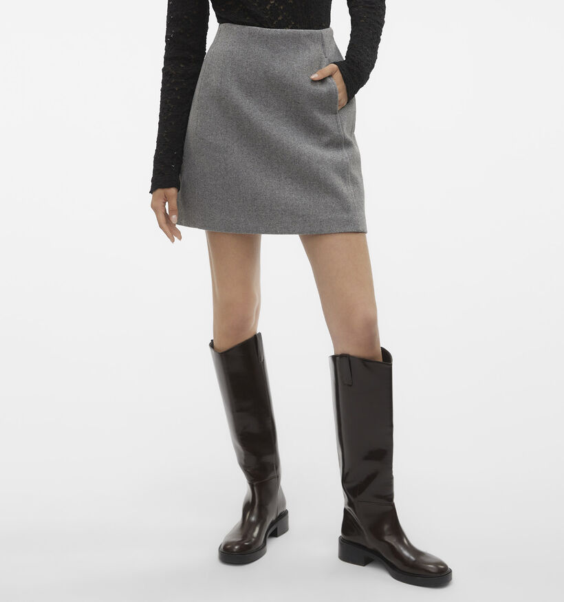 Vero Moda Fortune Allison Jupe en Gris pour femmes (361186)