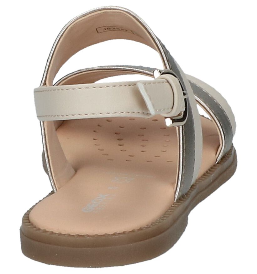 Geox Lichtbeige Sandalen, , pdp