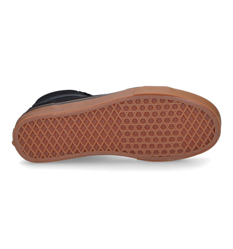 Vans Filmore Hi Baskets de skate en Bleu pour hommes (337030)