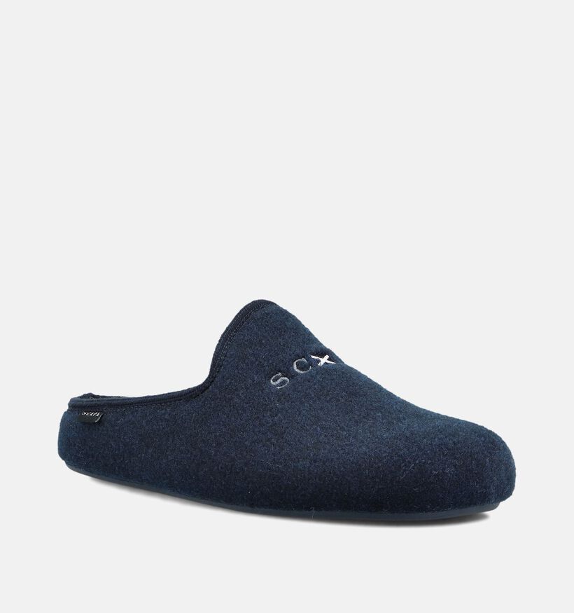 Scapa Donkerblauwe Pantoffels voor heren (364110)