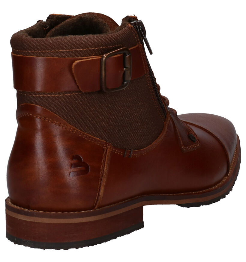 Bullboxer Cognac Geklede Hoge Schoenen in stof (279117)