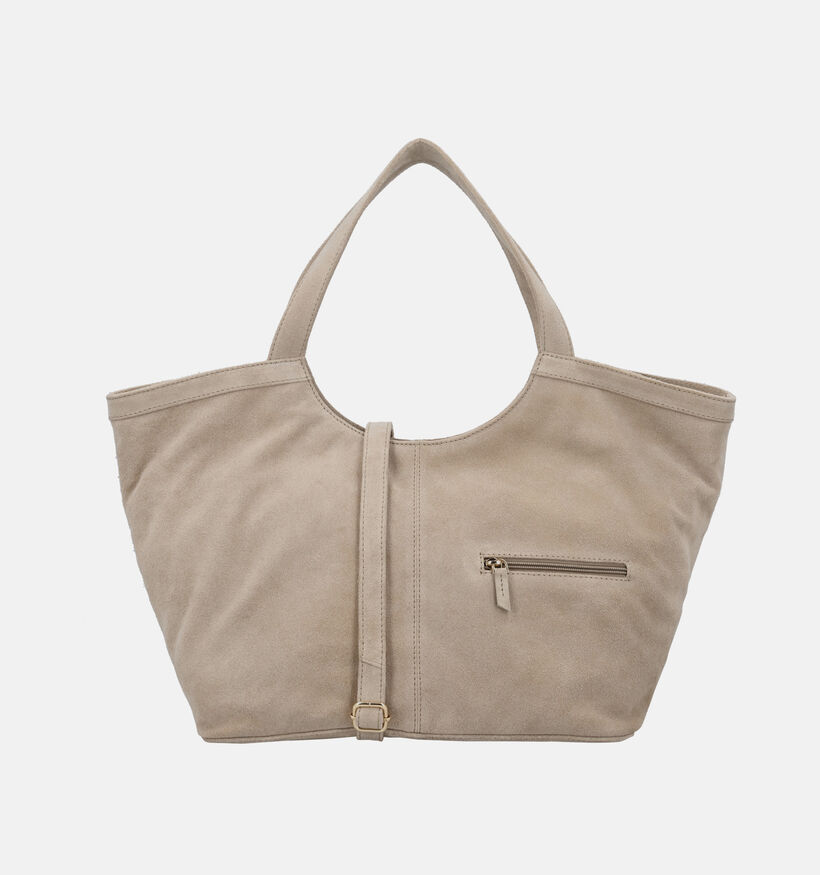 Charm London Sevilla Donkerbeige Schoudertas voor dames (374821)