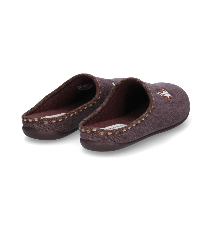 Hush Puppies Dalidi Pantoufles en Marron pour hommes (309219)