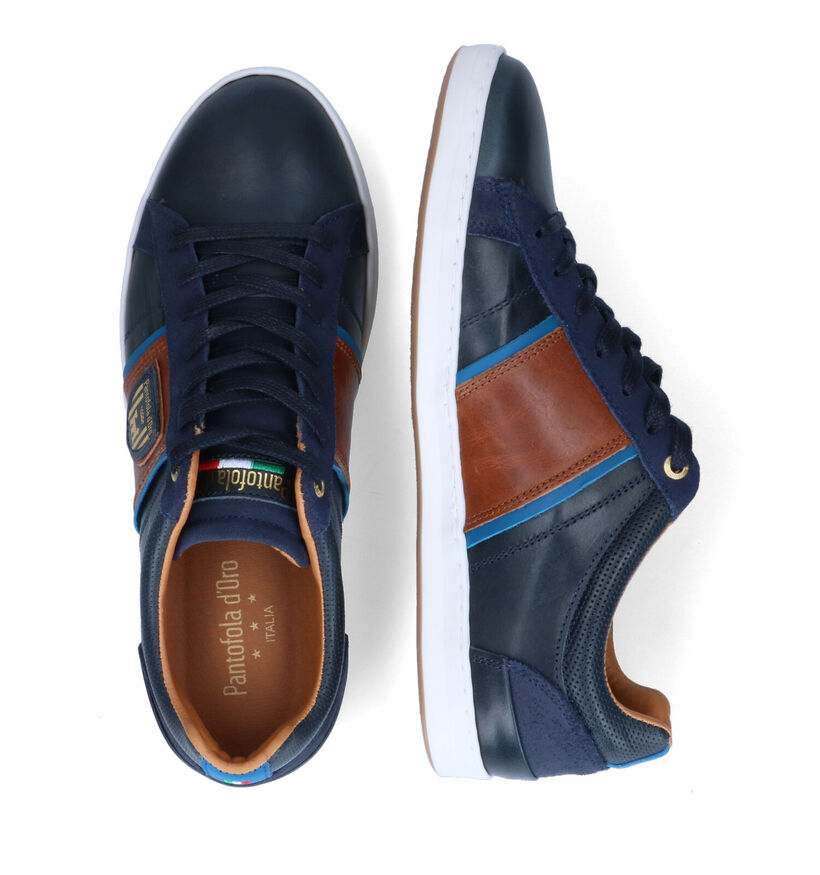 Pantofola d'Oro Torretta Low Chaussures à lacets en Bleu pour hommes (305442) - pour semelles orthopédiques