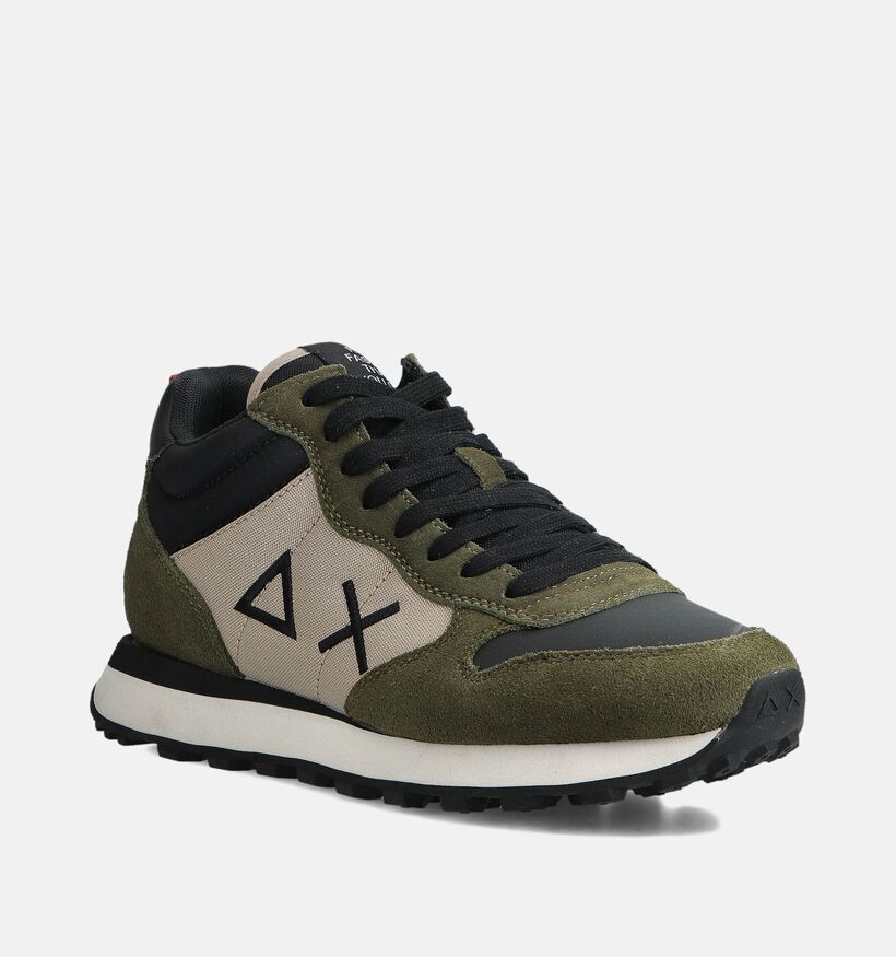 Sun68 Tom 2.0 Solid Kaki Sneakers voor heren (361802) - geschikt voor steunzolen