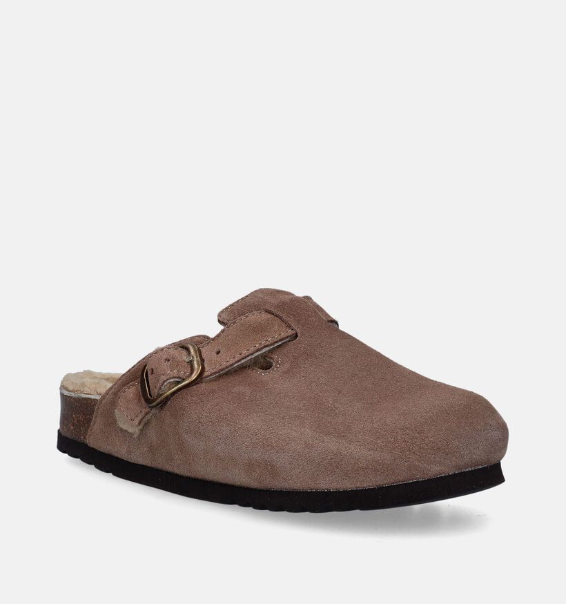 Scholl Fae New F Taupe Pantoffels voor dames (348855)