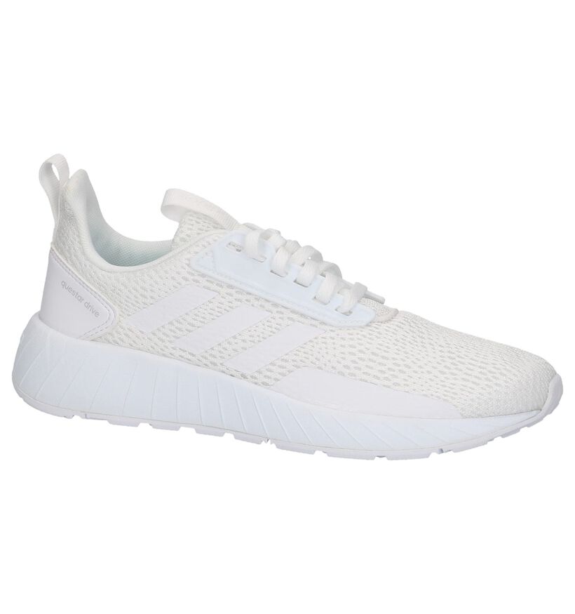 adidas Questar Drive W Baskets en Blanc en textile (208788)