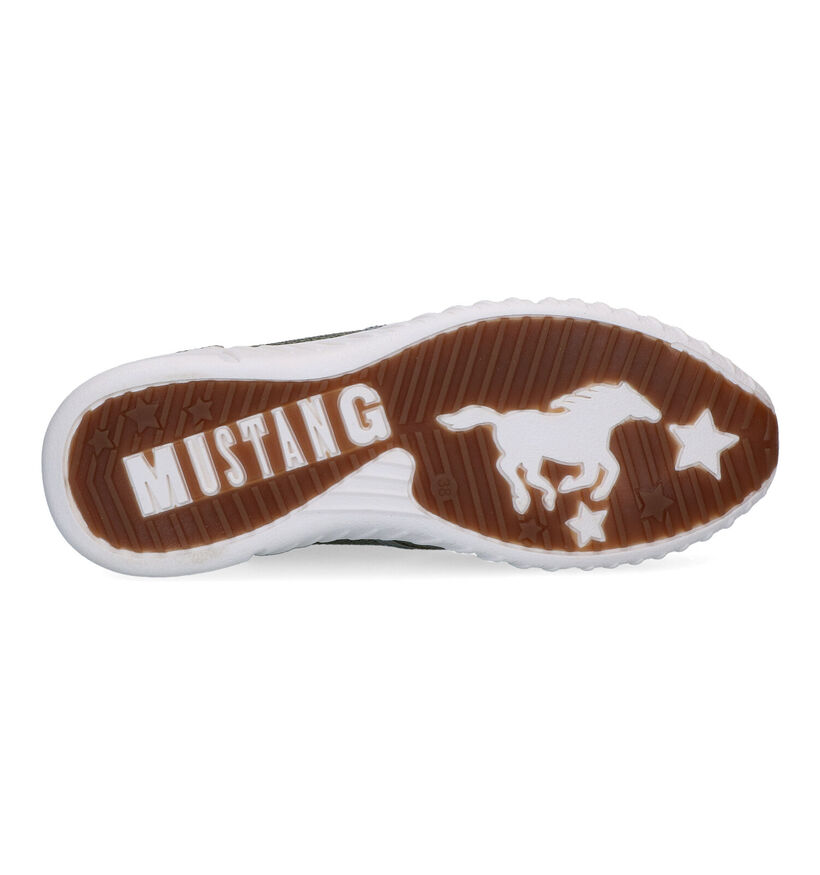 Mustang Kaki Sneakers in kunststof (303685)