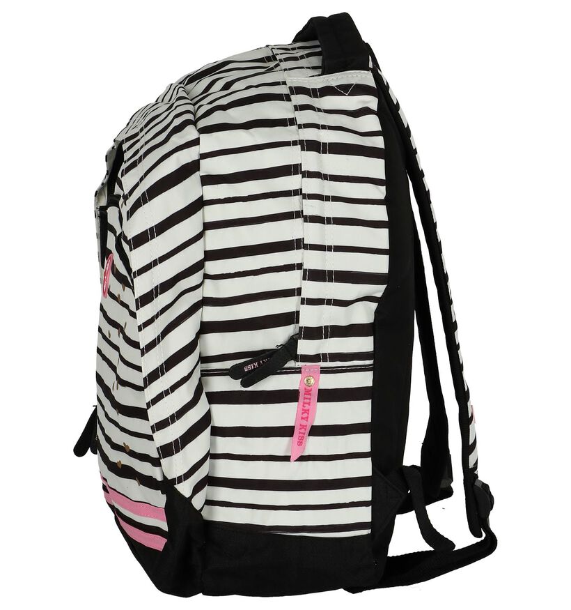 Milky Kiss Sac à dos en Blanc en textile (223303)