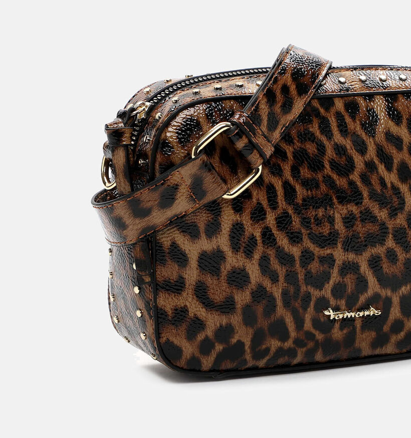 Tamaris Georgiana Leopard Sac porté croisé en Marron Tamaris Georgiana Leopard Sac porté croisé en Marron pour femmes (363222)
