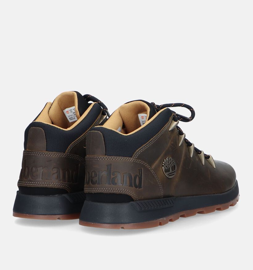 Timberland Sprint Trekker Mid Kaki Bottines voor heren (328640) - geschikt voor steunzolen