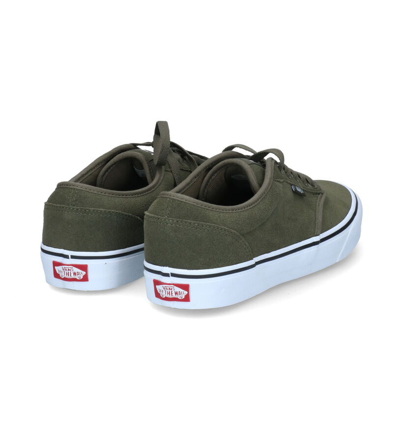 Vans Atwood Baskets de skate en Vert khaki pour hommes (337018)