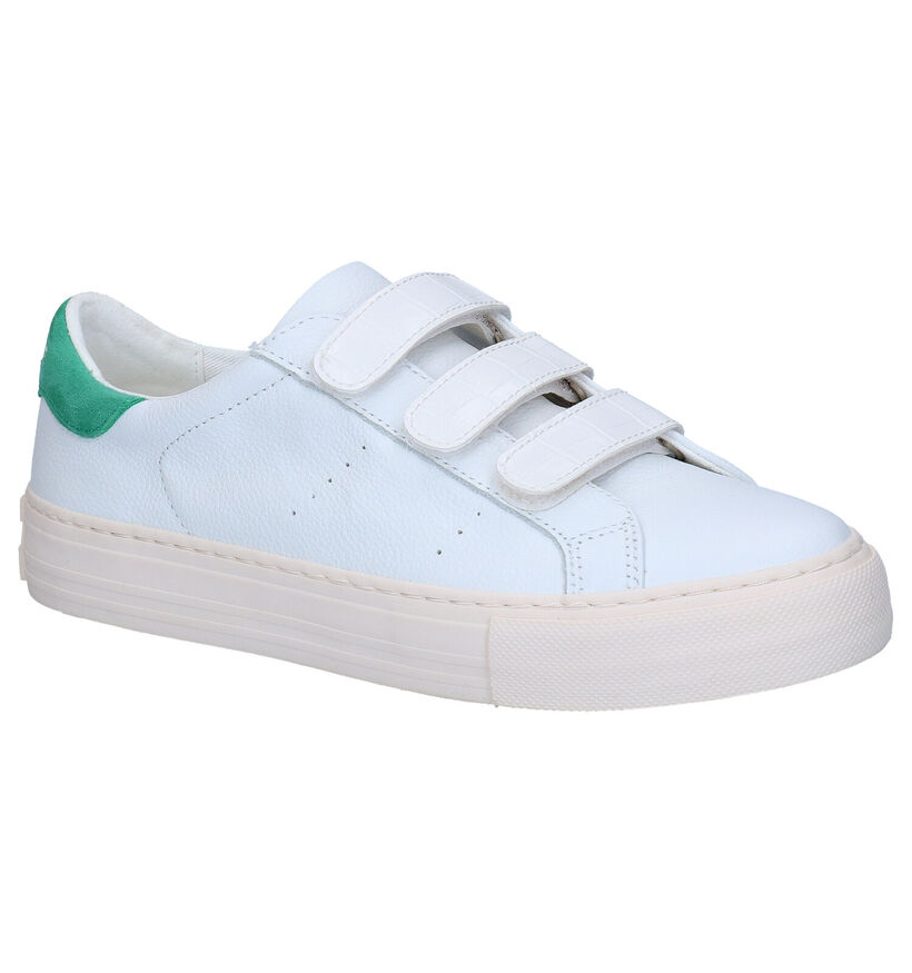 No Name Arcade Straps Witte Sneakers in kunstleer (290004)