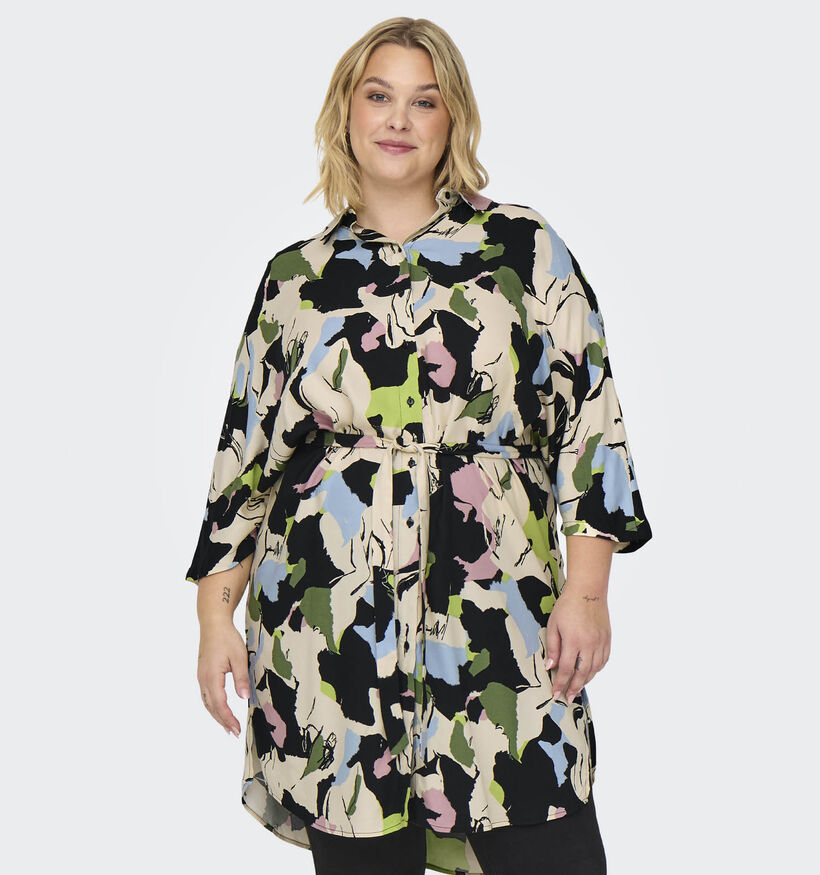 ONLY Carmakoma Isidora Zwarte Hemdjurk voor dames (353250)