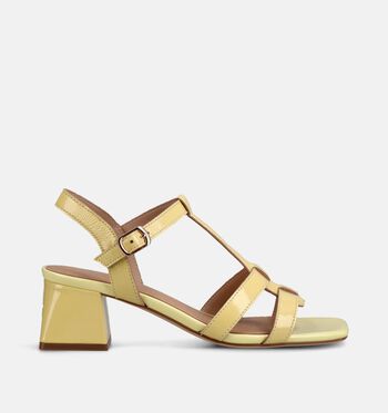 Regarde le Ciel Sandalen Wit/Geel