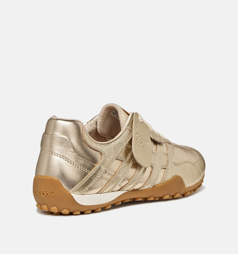 Geox Baskets casual en Or pour femmes (368175) - pour semelles orthop&eacute;diques