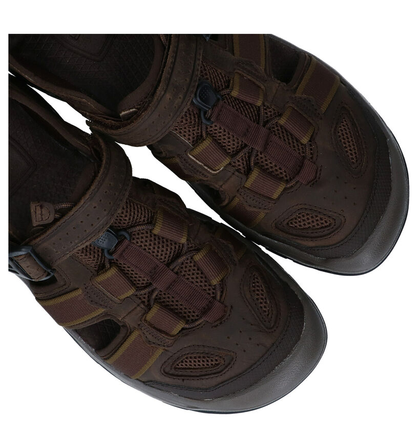 Teva Omnium Sandales de marche en Marron pour hommes (354650)