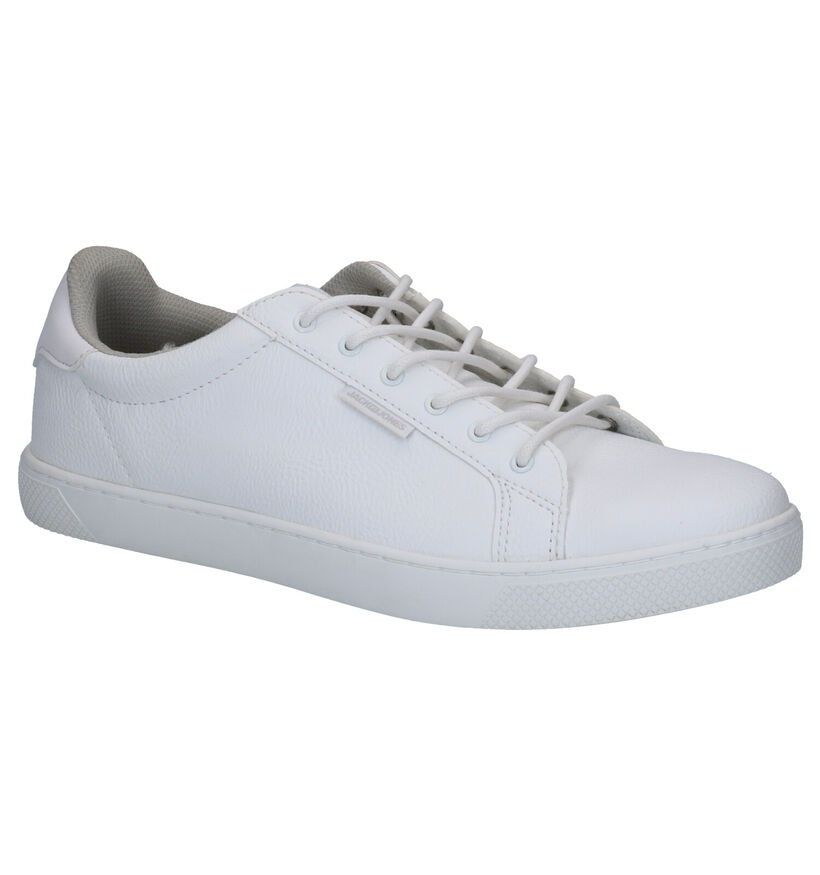 Jack & Jones Trent PU Witte Sneakers in kunstleer (269094)