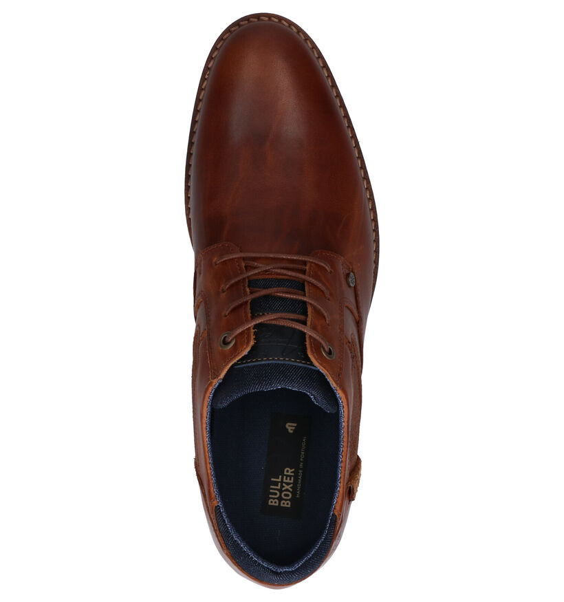 Bullboxer Cognac Geklede Veterschoenen in leer (265983)