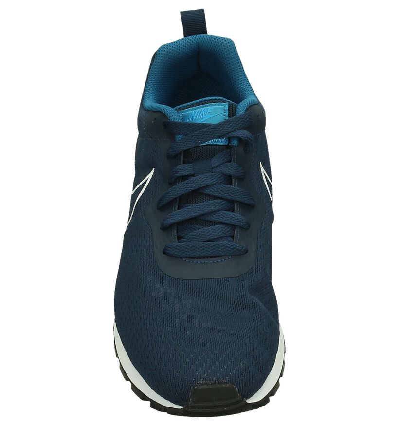 Nike MD Runner Sneaker Donkerblauw in stof (198271)