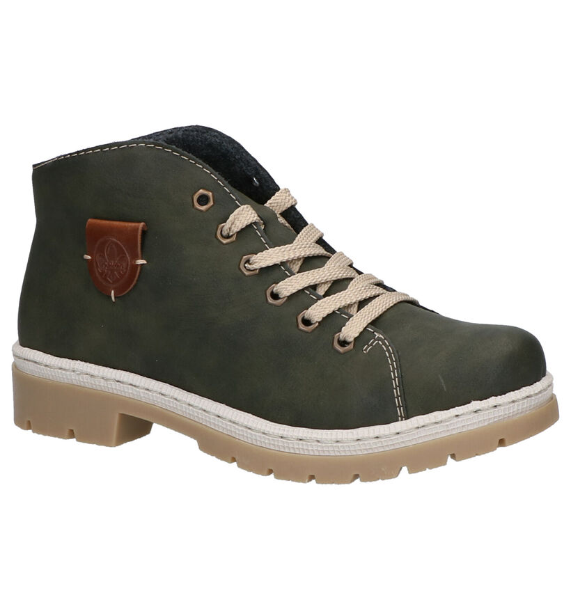 Rieker Bottines en Vert foncé en simili cuir (262135)