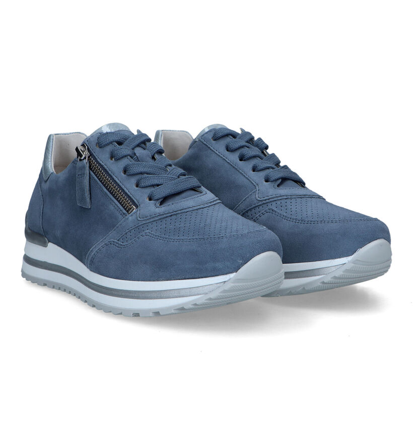 Gabor OptiFit Blauwe Sneakers voor dames (323172) - geschikt voor steunzolen